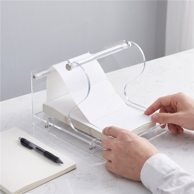 Sticker Label Roll - Hot-Sticker Roll Holder Acrylic Sticker Dispenser