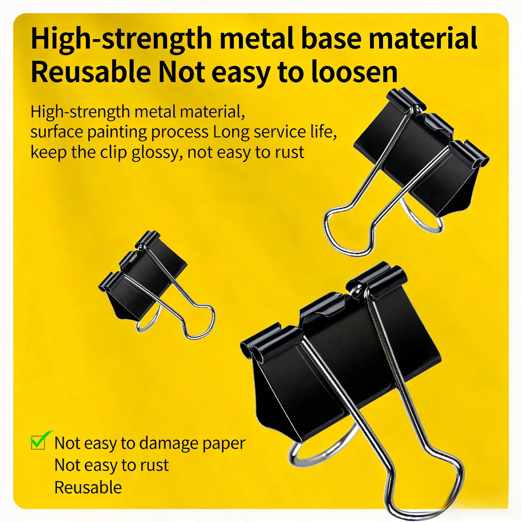 954 Series Black Binder Clips  - Binder Clip Assorted 评论和价格