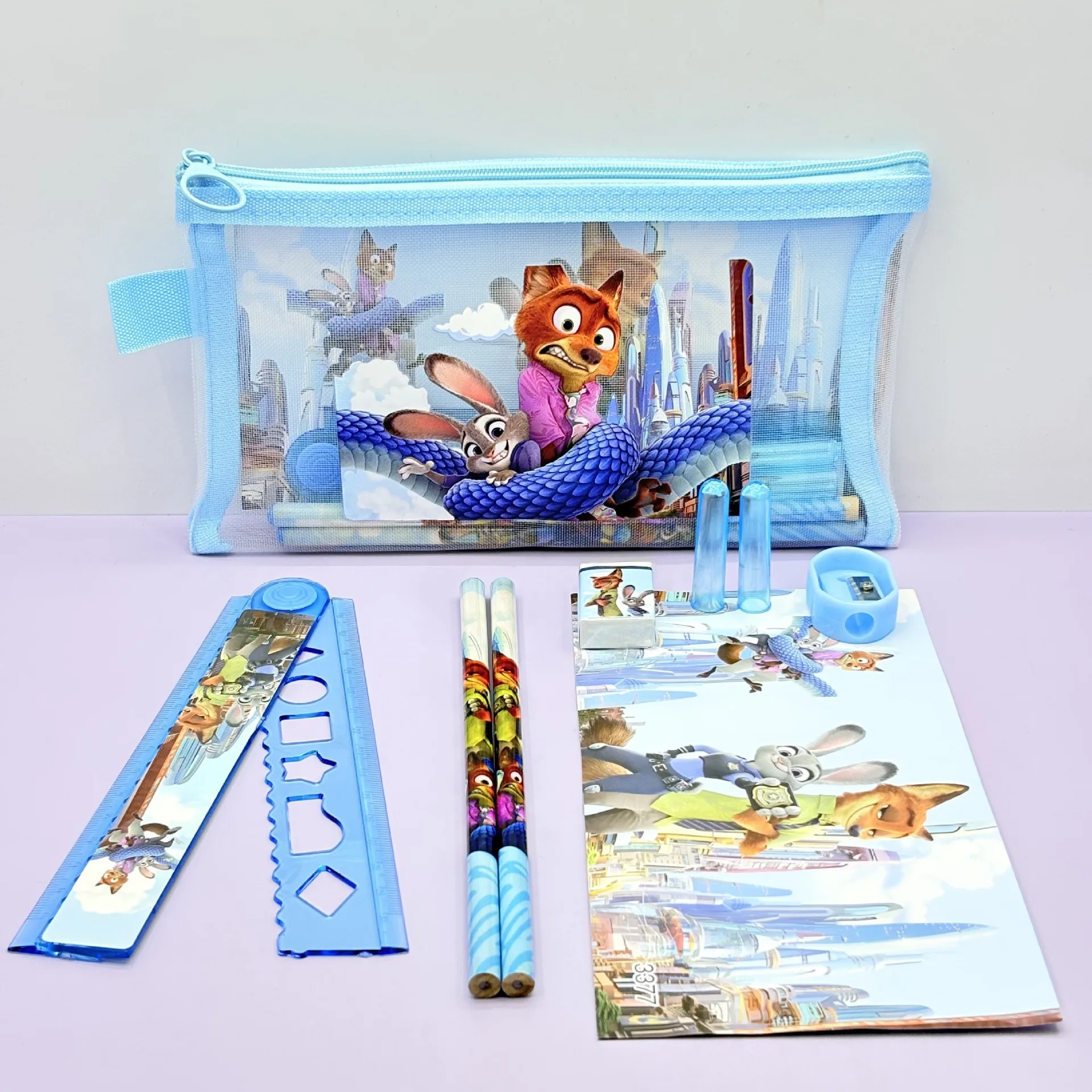 Cute Blue Cartoon Cat Kids Sta - Stationery Supplier 评论和价格