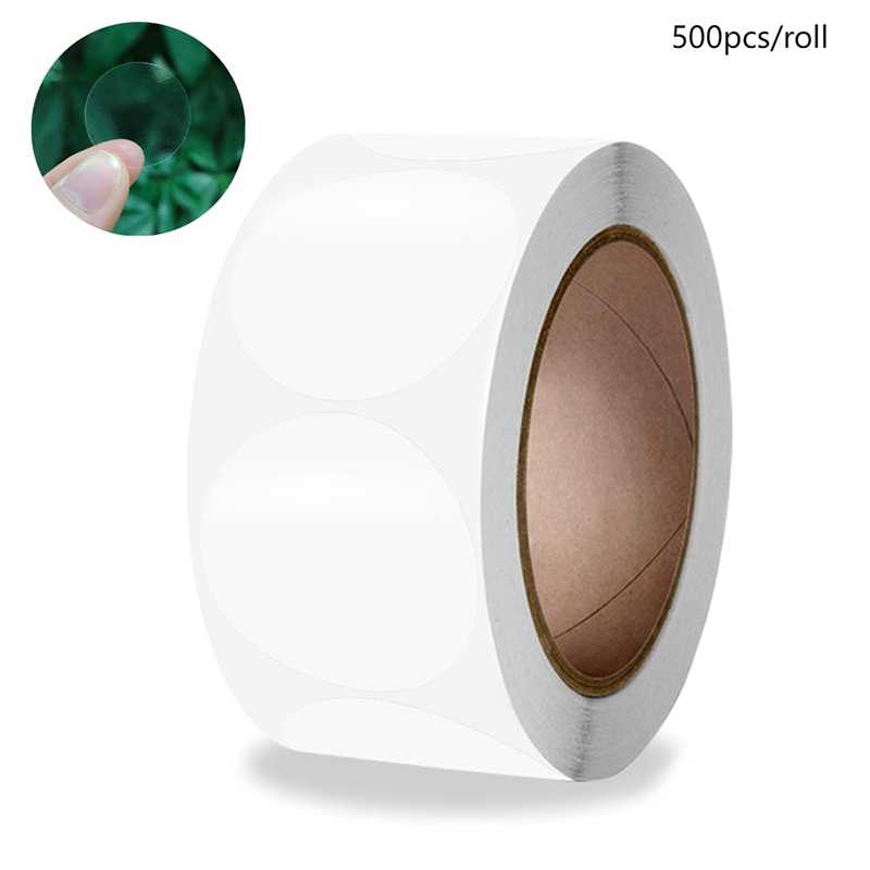[F] 500pcs/roll Round Transpar - Sticker Label Roll 评论和价格